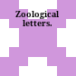 Zoological letters.