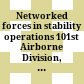 Networked forces in stability operations : 101st Airborne Division, 3/2 and 1/25 Stryker brigades in northern Iraq /