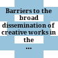 Barriers to the broad dissemination of creative works in the Arab world