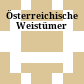 Österreichische Weistümer