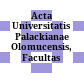 Acta Universitatis Palackianae Olomucensis, Facultas Philosophica