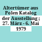 Altertümer aus Polen : Katalog der Ausstellung ; 27. März - 6. Mai 1979