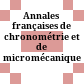 Annales françaises de chronométrie et de micromécanique