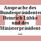 Ansprache des Bundespräsidenten Heinrich Lübke und des Ministerpräsidenten Franz Meyers