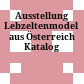 Ausstellung Lebzeltenmodel aus Österreich : Katalog