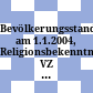 Bevölkerungsstand am 1.1.2004, Religionsbekenntnis VZ 2001 und Kirchenaustritte 2003, Arbeitsmarkt 2003, Lehrlinge in Klagenfurt, ...