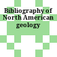 Bibliography of North American geology