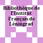 Bibliothèque de l'Institut Français de Léningrad