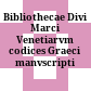 Bibliothecae Divi Marci Venetiarvm codices Graeci manvscripti