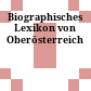 Biographisches Lexikon von Oberösterreich
