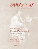 Bookbindings : theoretical approaches and practical solutions