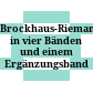 Brockhaus-Riemann-Musiklexikon : in vier Bänden und einem Ergänzungsband