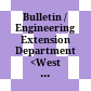 Bulletin / Engineering Extension Department <West Lafayette, Ind.>