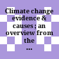 Climate change : evidence & causes ; an overview from the Royal Society and the US National Academy of Sciences