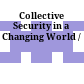 Collective Security in a Changing World /