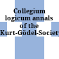 Collegium logicum : annals of the Kurt-Gödel-Society