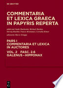 Commentaria et lexica Graeca in papyris reperta (CLGP).