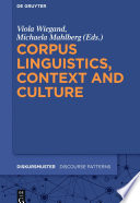 Corpus Linguistics, Context and Culture /