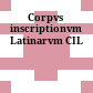 Corpvs inscriptionvm Latinarvm : CIL