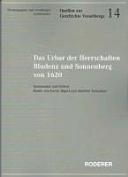 Das Urbar der Herrschaften Bludenz und Sonnenberg von 1620 : Kommentar und Edition