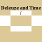 Deleuze and Time /