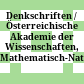 Denkschriften / Österreichische Akademie der Wissenschaften, Mathematisch-Naturwissenschaftliche Klasse