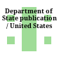 Department of State publication / United States