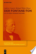 Der Fontane-Ton : : Stil im Werk Theodor Fontanes /