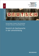 Deutsch als Zweitsprache in der Lehrerbildung
