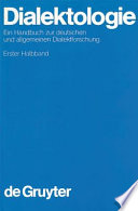 Dialektologie : ein Handbuch zur deutschen und allgemeinen Dialektforschung