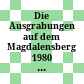 Die Ausgrabungen auf dem Magdalensberg 1980 bis 1986
