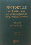 Die Protokolle des Ministerrates der Zweiten Republik der Republik Österreich. Kabinett Leopold Figl I, 20. Dezember 1945 bis 8. November 1949 : Band 9: 27. Jänner 1948 bis 23. März 1948