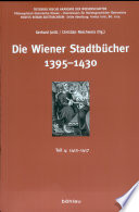 Die Wiener Stadtbücher : 1395 - 1430