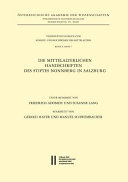 Die mittelalterlichen Handschriften des Stiftes Nonnberg in Salzburg