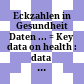 Eckzahlen in Gesundheit : Daten ... = Key data on health : data ... = Chiffres clés sur la santé : données