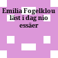 Emilia Fogelklou läst i dag : nio essäer