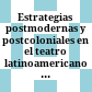 Estrategias postmodernas y postcoloniales en el teatro latinoamericano actual : : Hibridez-Medialidad-Cuerpo /