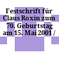Festschrift für Claus Roxin zum 70. Geburtstag am 15. Mai 2001 /