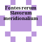 Fontes rerum Slavorum meridionalium