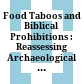 Food Taboos and Biblical Prohibitions : : Reassessing Archaeological and Literary Perspectives /