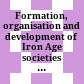 Formation, organisation and development of Iron Age societies : a comparative view : proceedings of the workshop held at the 10th ICAANE in Vienna, April 2016