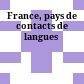 France, pays de contacts de langues