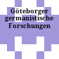 Göteborger germanistische Forschungen