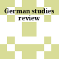 German studies review
