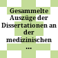 Gesammelte Auszüge der Dissertationen an der medizinischen Fakultät Köln. 1921 (Dekanatsjahr 1920/21). Zahnärztliche Dissertation /