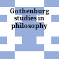 Gothenburg studies in philosophy