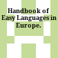 Handbook of Easy Languages in Europe.