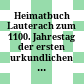 Heimatbuch Lauterach : zum 1100. Jahrestag der ersten urkundlichen Erwähnung des Ortes herausgegeben ; mit 3 Tabellen