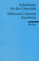 Holocaust-Literatur Auschwitz : für die Sekundarstufe I