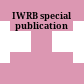 IWRB special publication